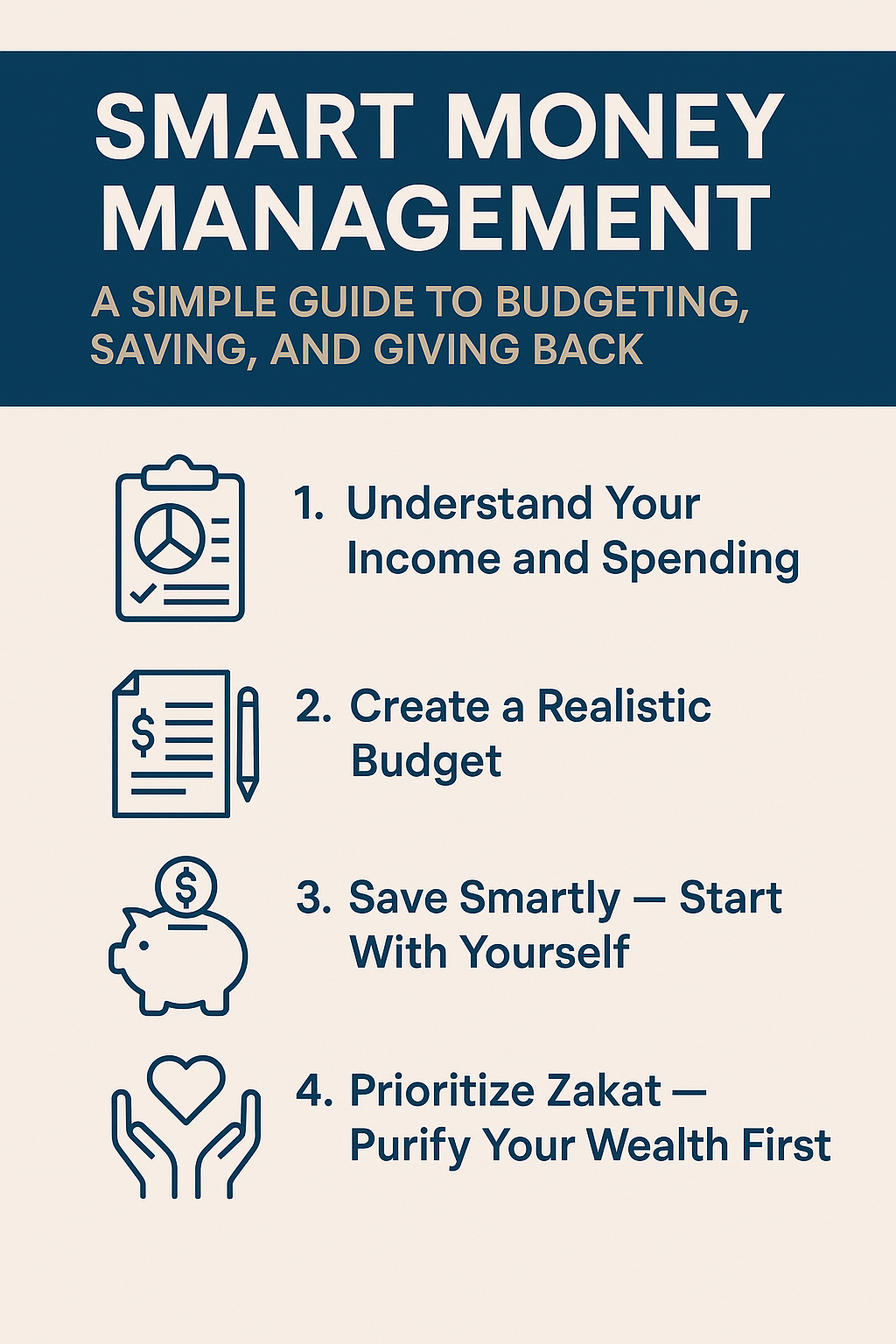 Smart Money Management: A Simple Guide to Budgeting, Saving, and Giving Back 1 Smart Money Management: A Simple Guide to Budgeting, Saving, and Giving Back